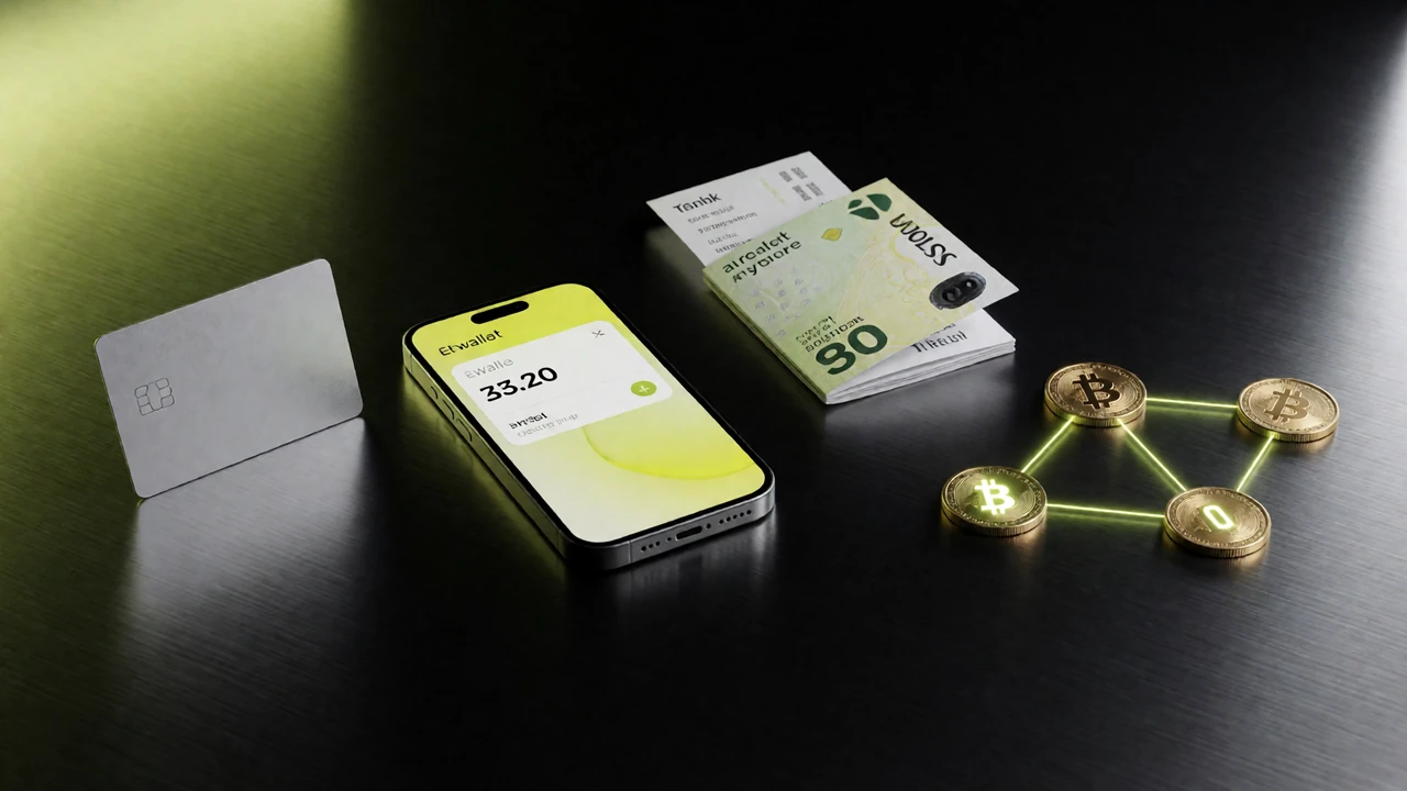 Bankkarte, E-Wallet auf dem Smartphone, Bankkonto und vier Blockchain-Netzwerke als Auszahlungswege bei Zoccer Casino